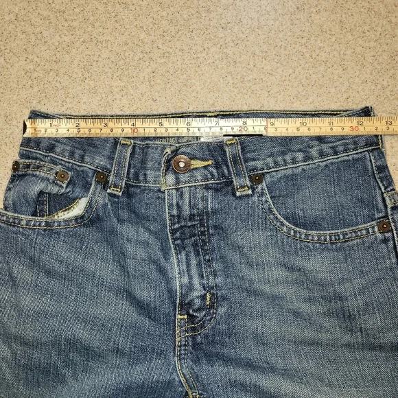 Roebuck & Co Straight Leg Blue Denim Jeans Size 12R - Picture 4 of 9